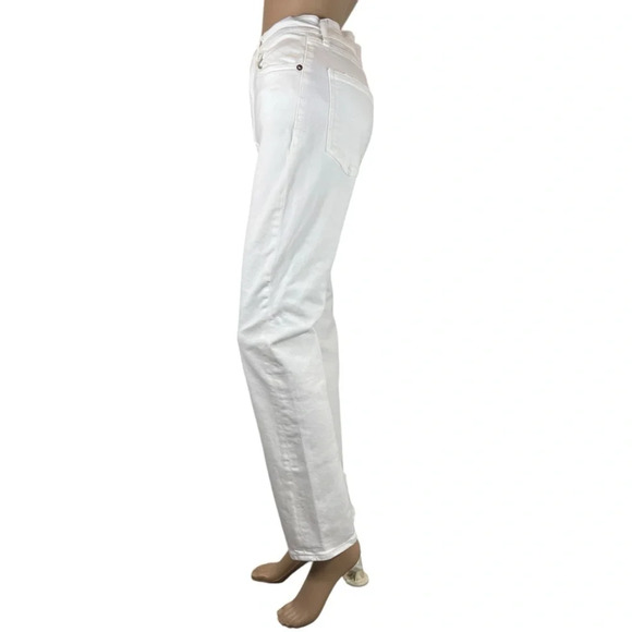 AGOLDE Womens High Rise Stovepipe Jeans In Cake Size 27 STYLE: 9096-3001 - Picture 5 of 16